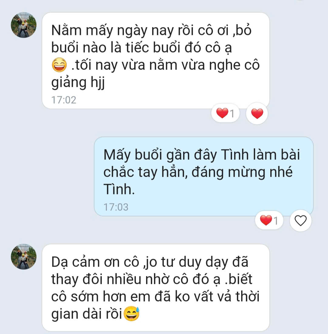 Tin nhắn của Hoàng Tình